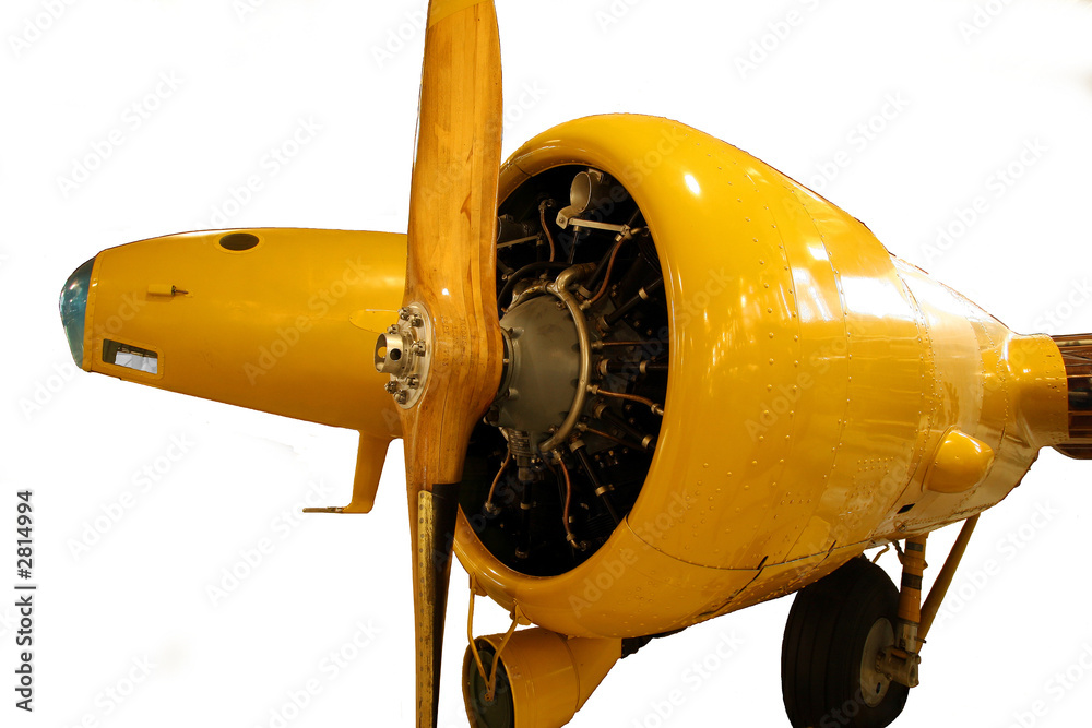 yellow plane