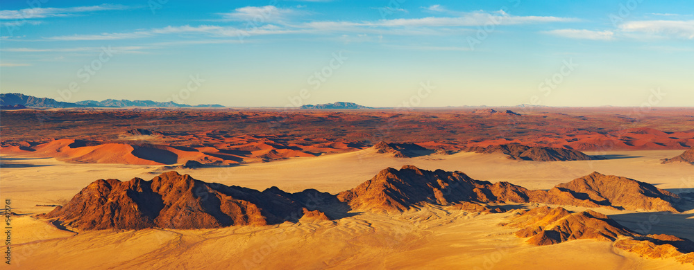 纳米布沙漠，苏苏苏夫莱沙丘，鸟瞰图