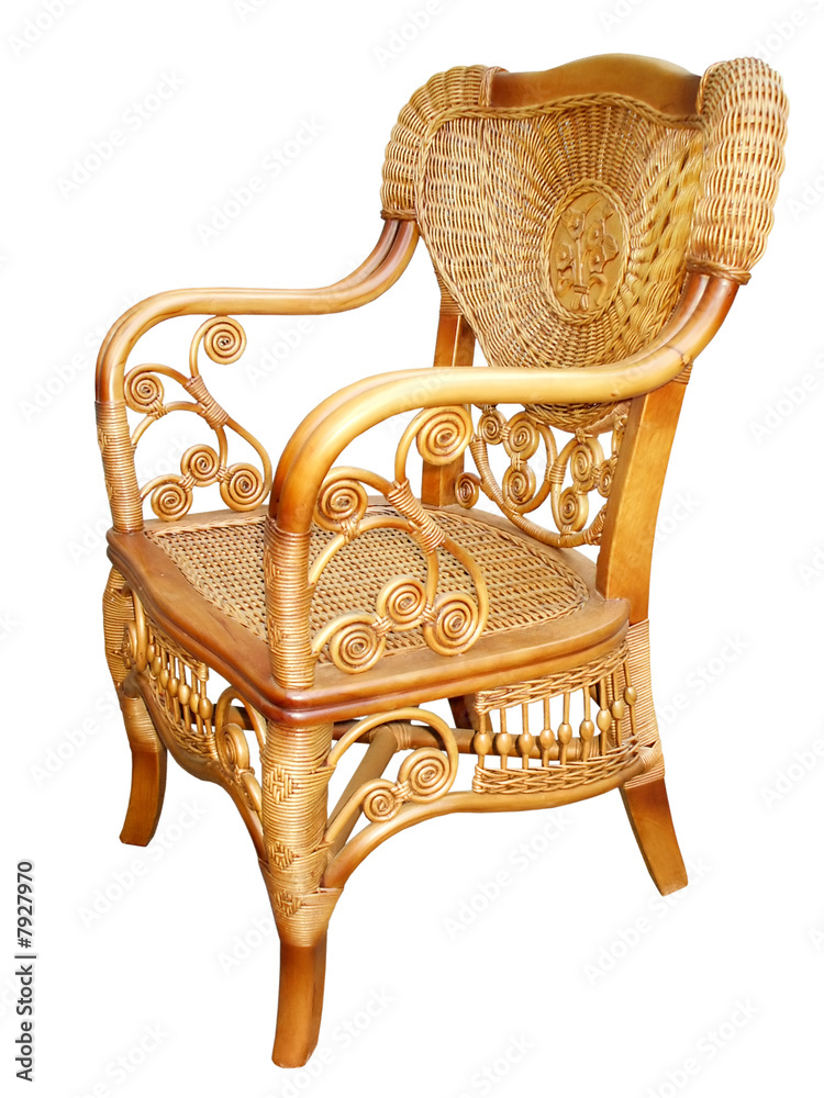 漂亮的柳条椅
