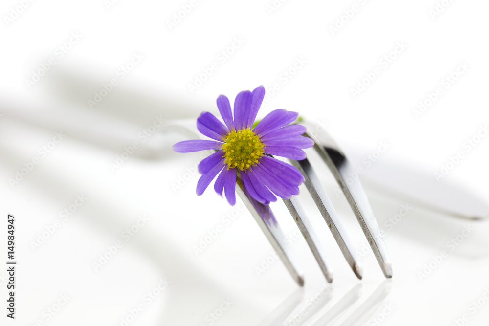 叉和花