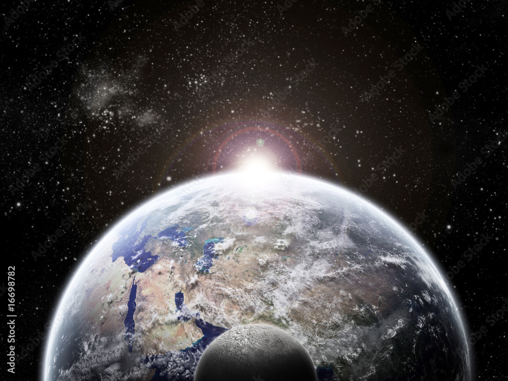 行星地球光环-宇宙探索-月食