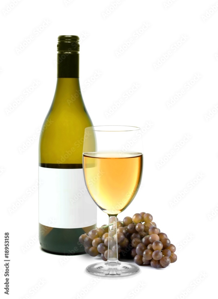 酒杯和葡萄