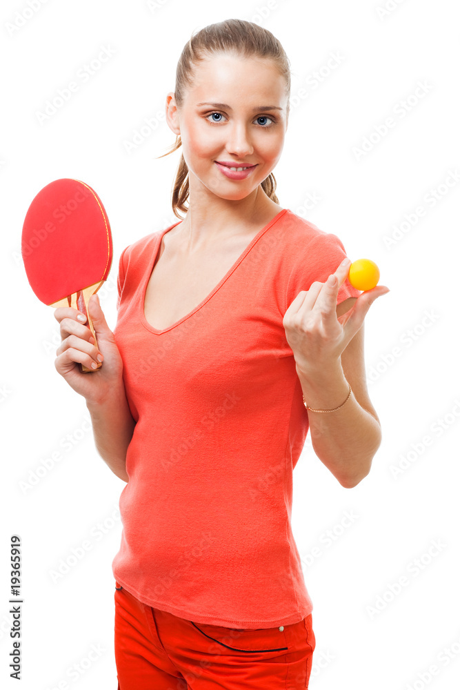 女子主动提出要打乒乓球