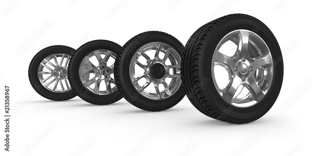 Selection of rims - isolated