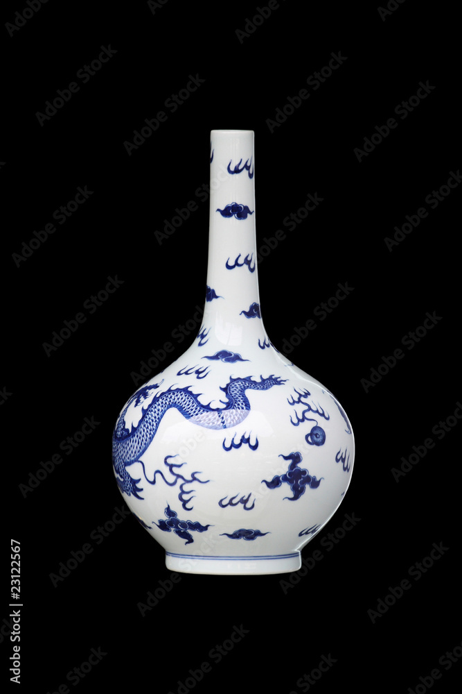 中国青花花瓶