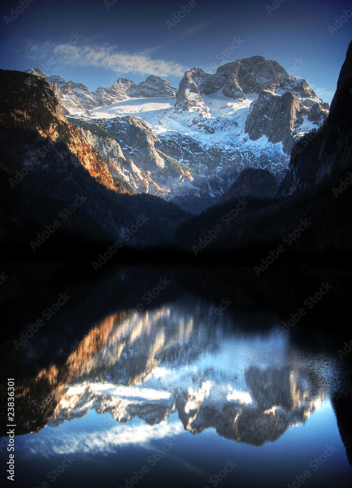 Bergsee Spiegelung