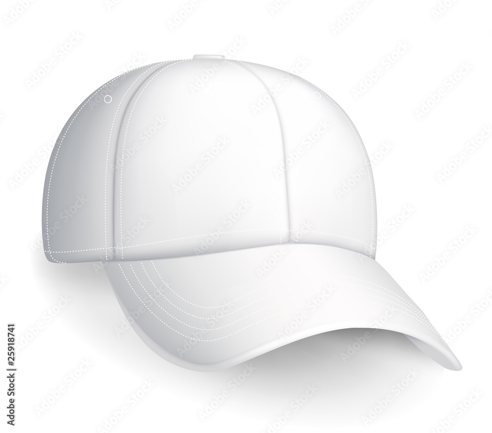 白色棒球帽
