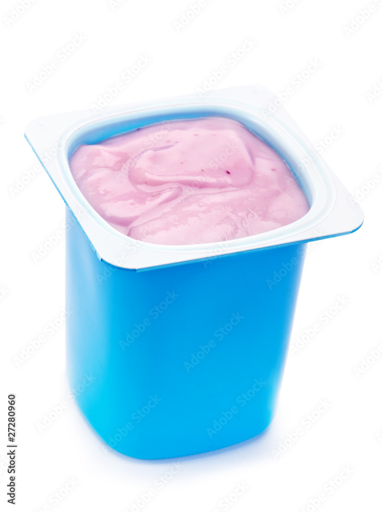 蓝盒酸奶