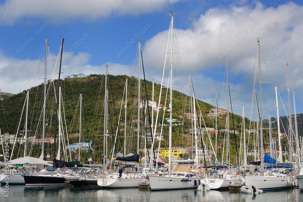 Yachts in Tortola