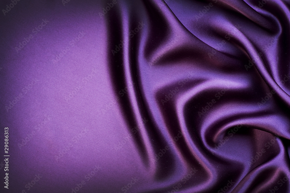 美丽时尚的紫罗兰色丝绸