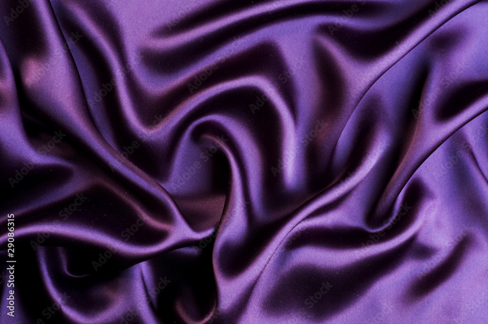 美丽时尚的紫罗兰色丝绸