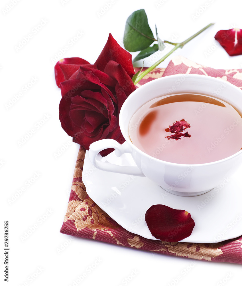 玫瑰花瓣健康茶