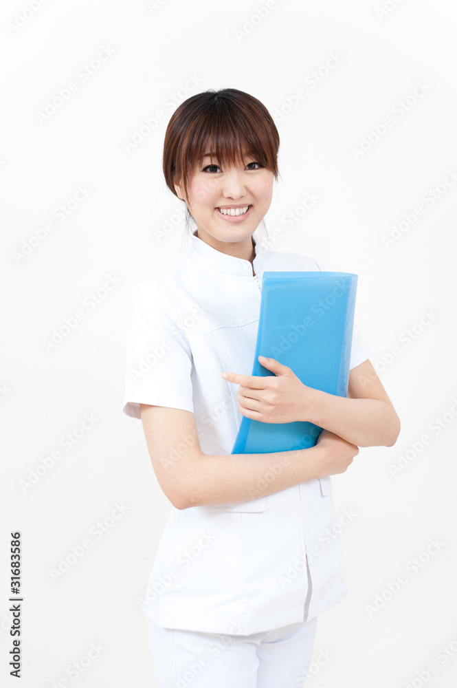 美丽的亚洲护士画像