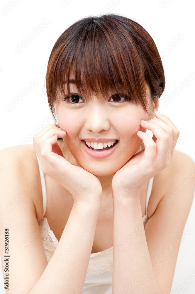 微笑的亚洲美女