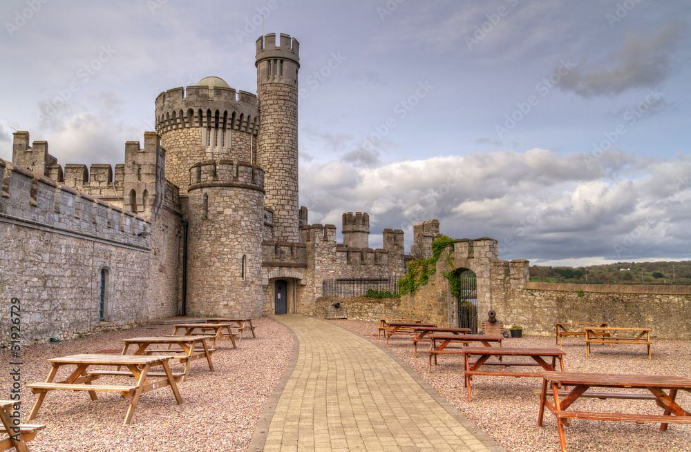 爱尔兰科克的贝莱德城堡和天文台