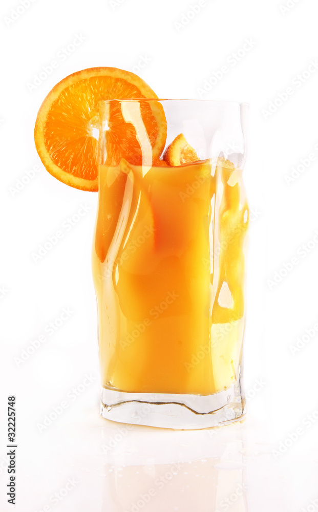 水果片鲜橙饮料