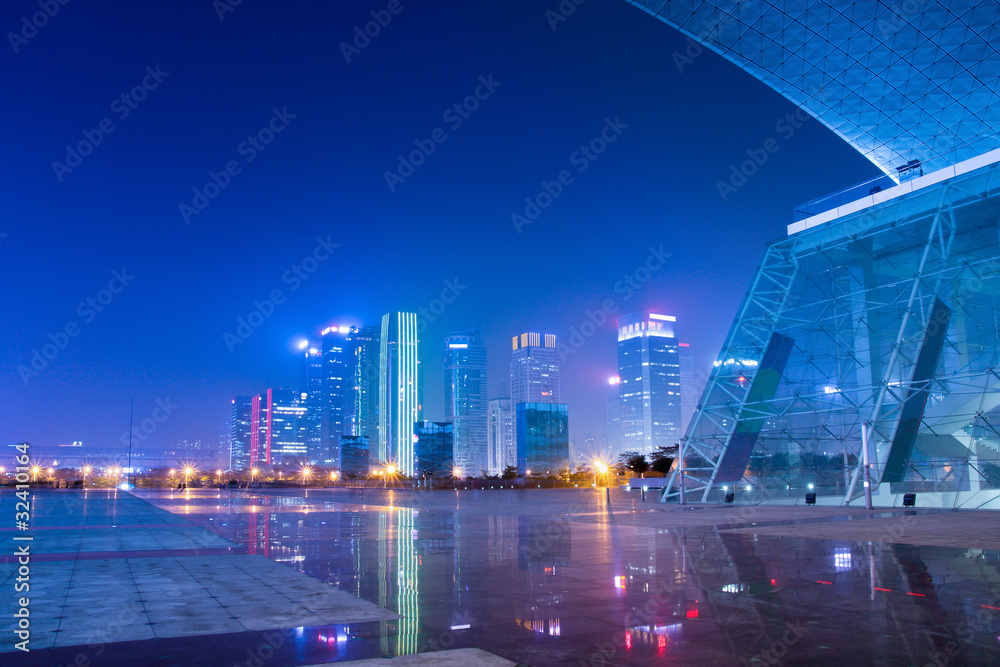 中国现代城市夜景