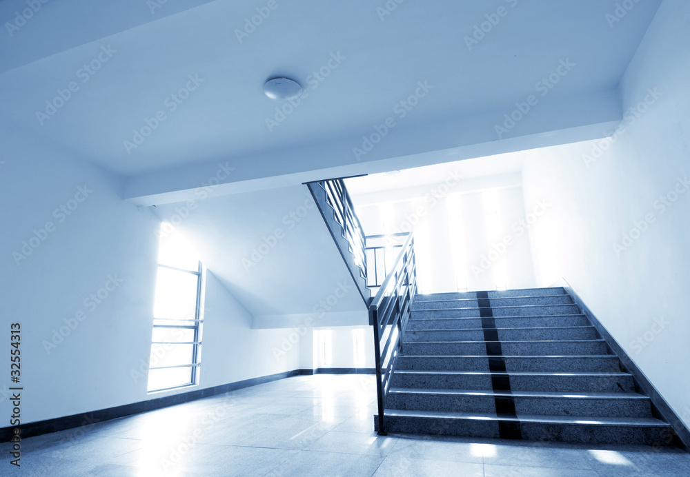 现代住宅中的楼梯