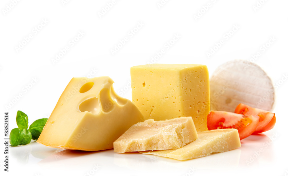 各种类型的奶酪