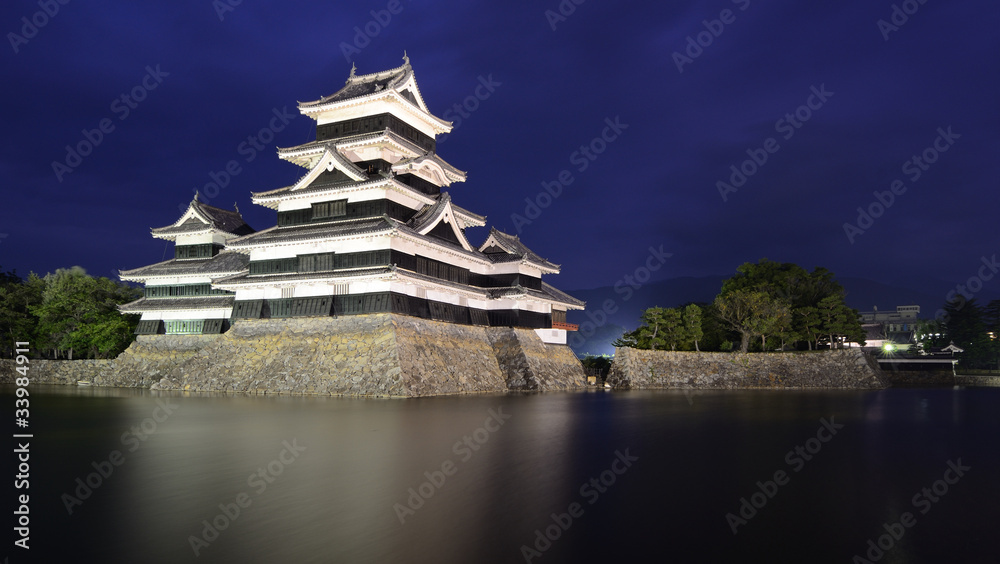 日本松本的松本城堡