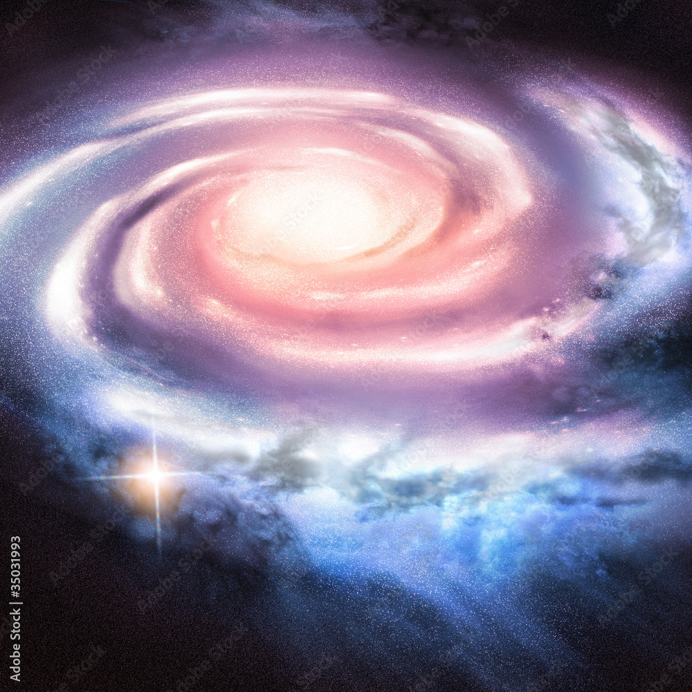 光年之外——遥远的螺旋星系。