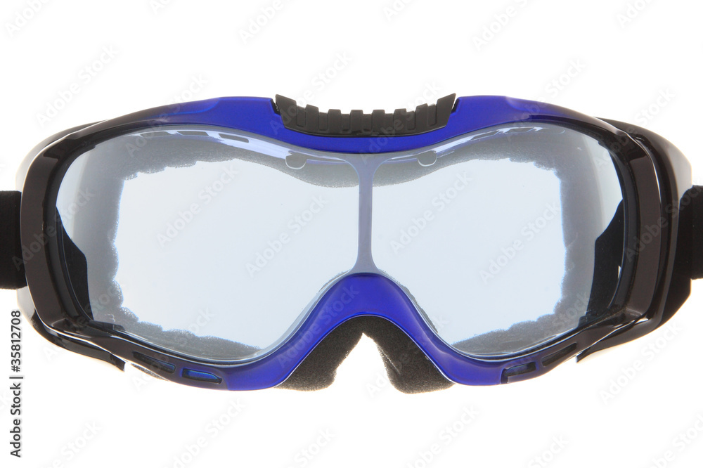 酷蓝色滑雪护目镜