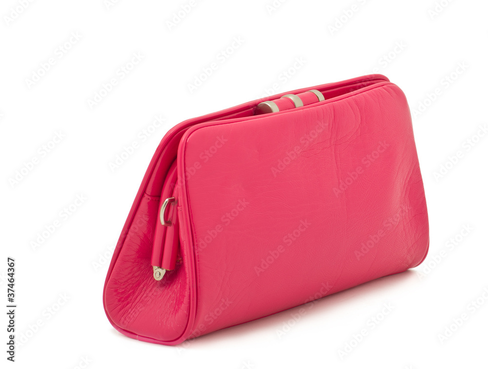 Womens elegant pink handbag – clutch
