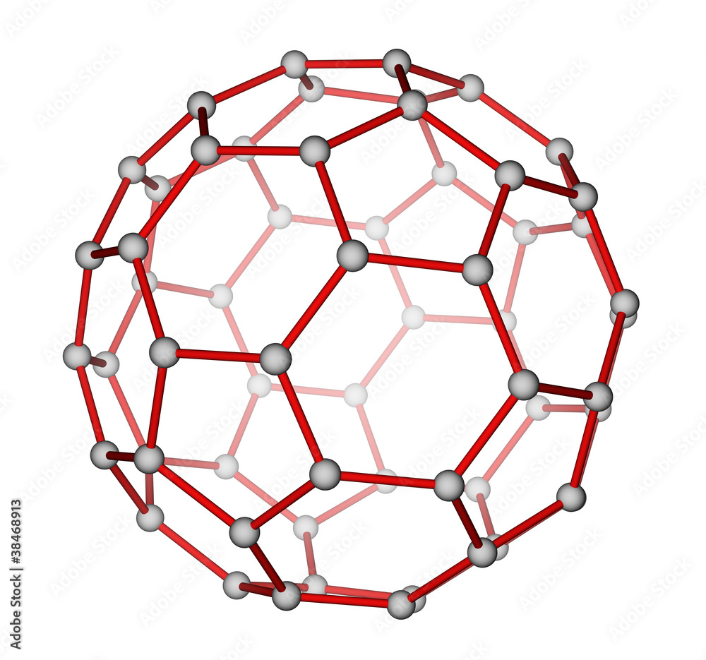 富勒烯C60分子结构