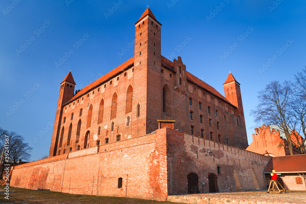 波兰格尼耶14世纪条顿城堡