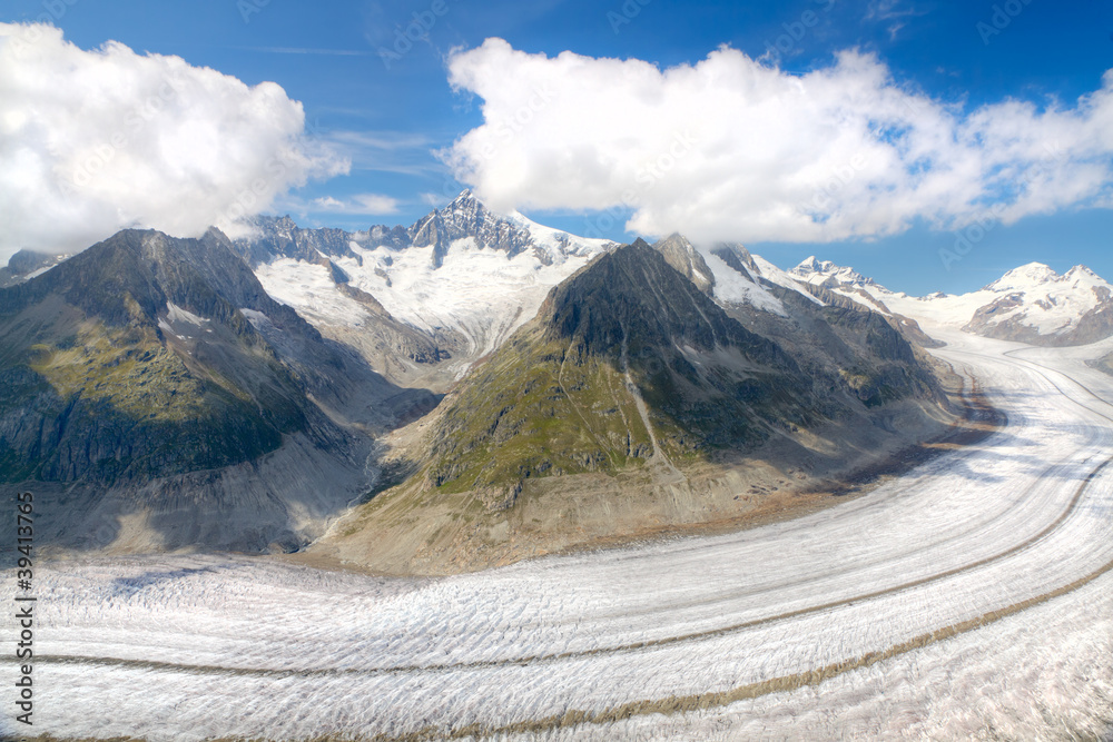 瑞士阿莱奇冰川