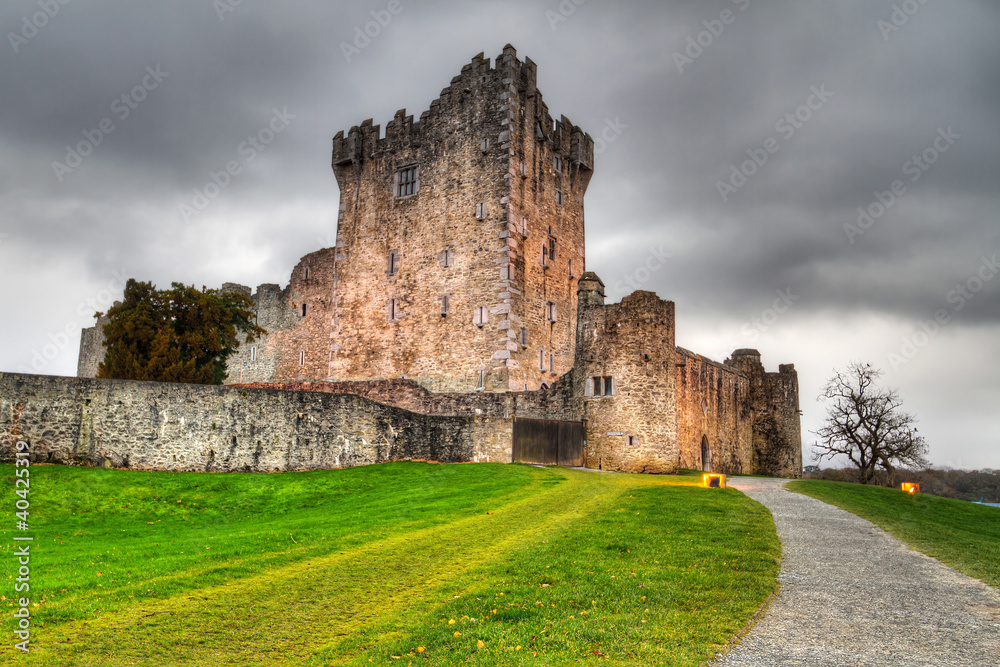爱尔兰克里郡基拉尼附近的罗斯城堡