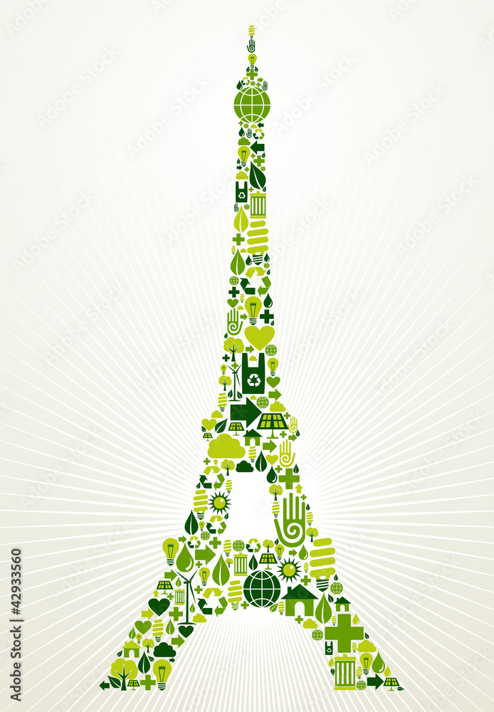 巴黎绿色概念图
