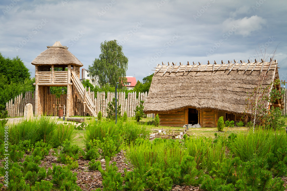 波兰格但斯基普鲁什茨古老的贸易造假村