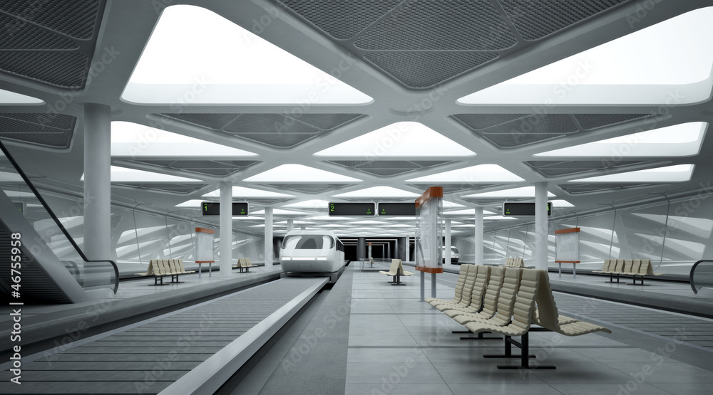 U-Bahnhof未来主义