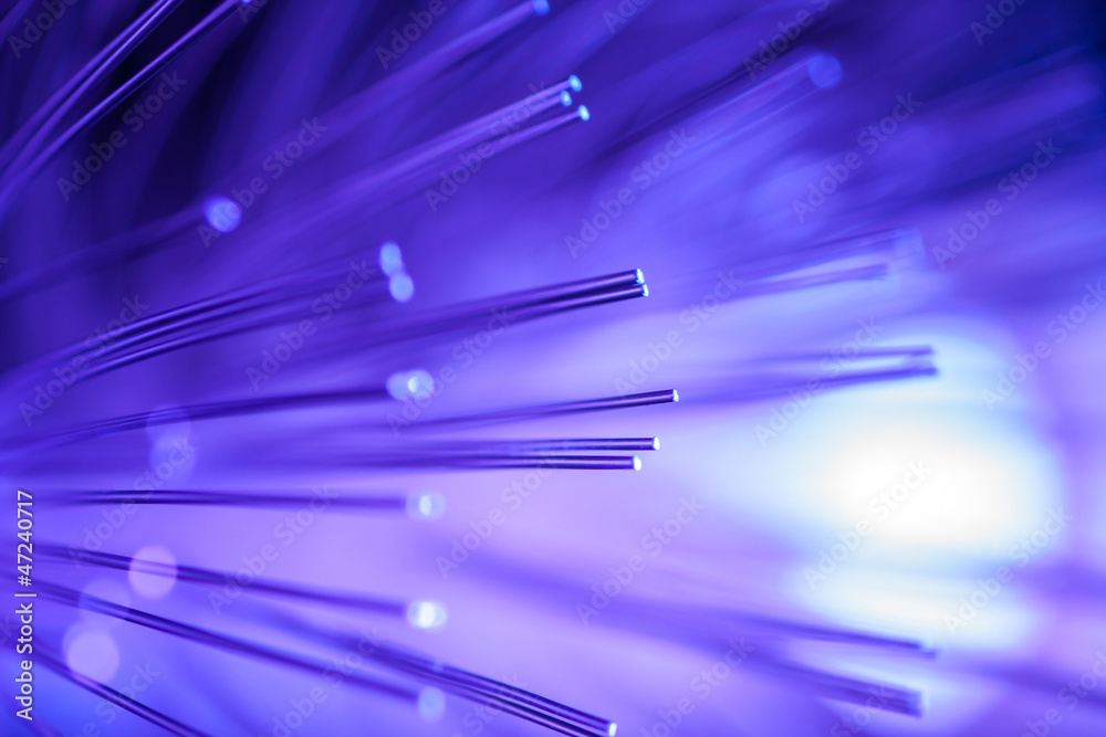 Purple fiber optic background.