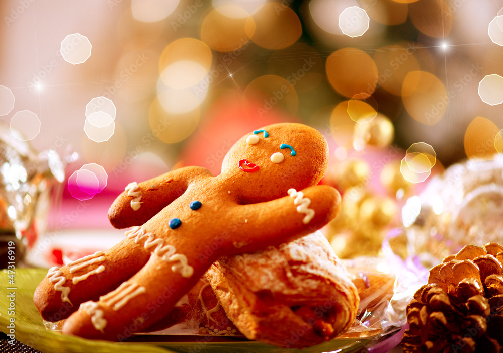 Gingerbread Man. Christmas Holidays