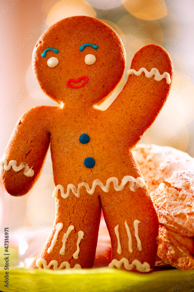 Gingerbread Man. Christmas Holidays