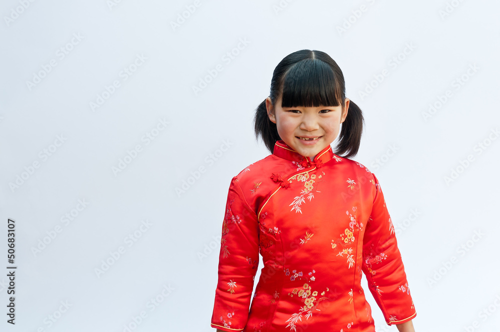 Oriental little girl