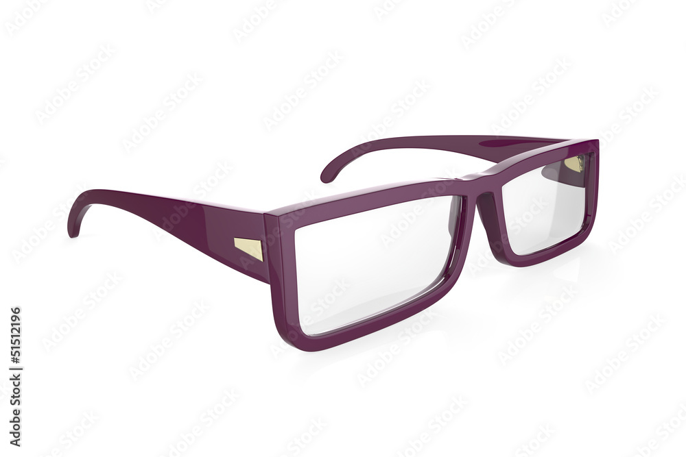 紫色眼镜
