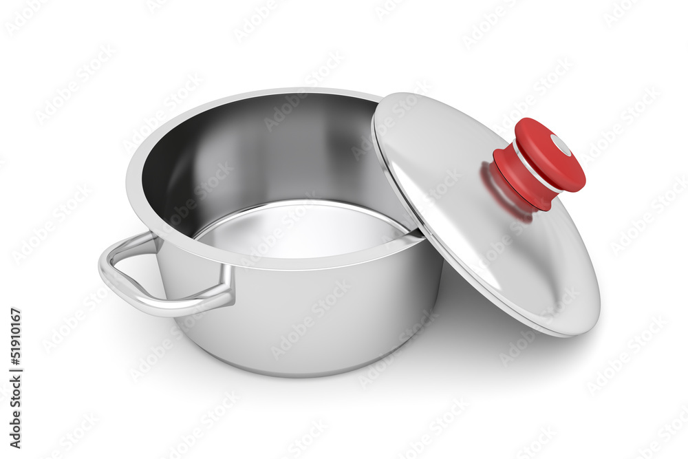 Empty cooking pot