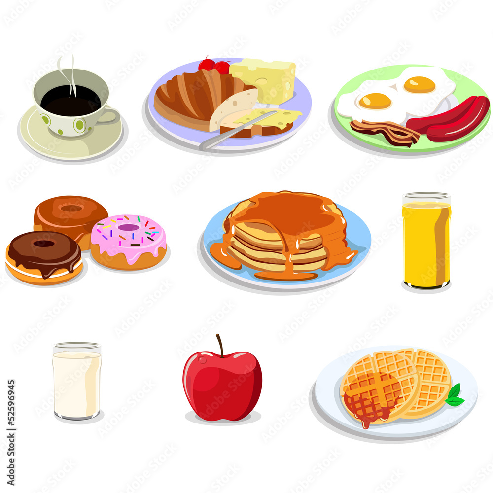 早餐食品图标