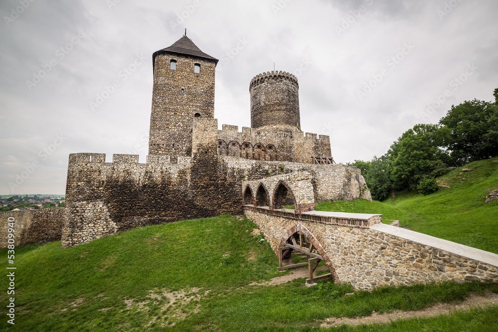 波兰贝津14世纪中世纪城堡