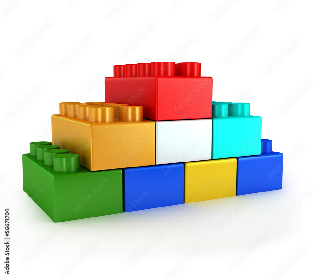 3d玩具建筑砖