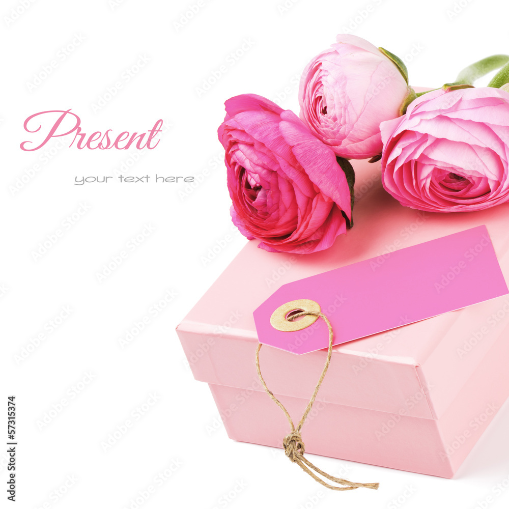 粉色牡丹礼盒