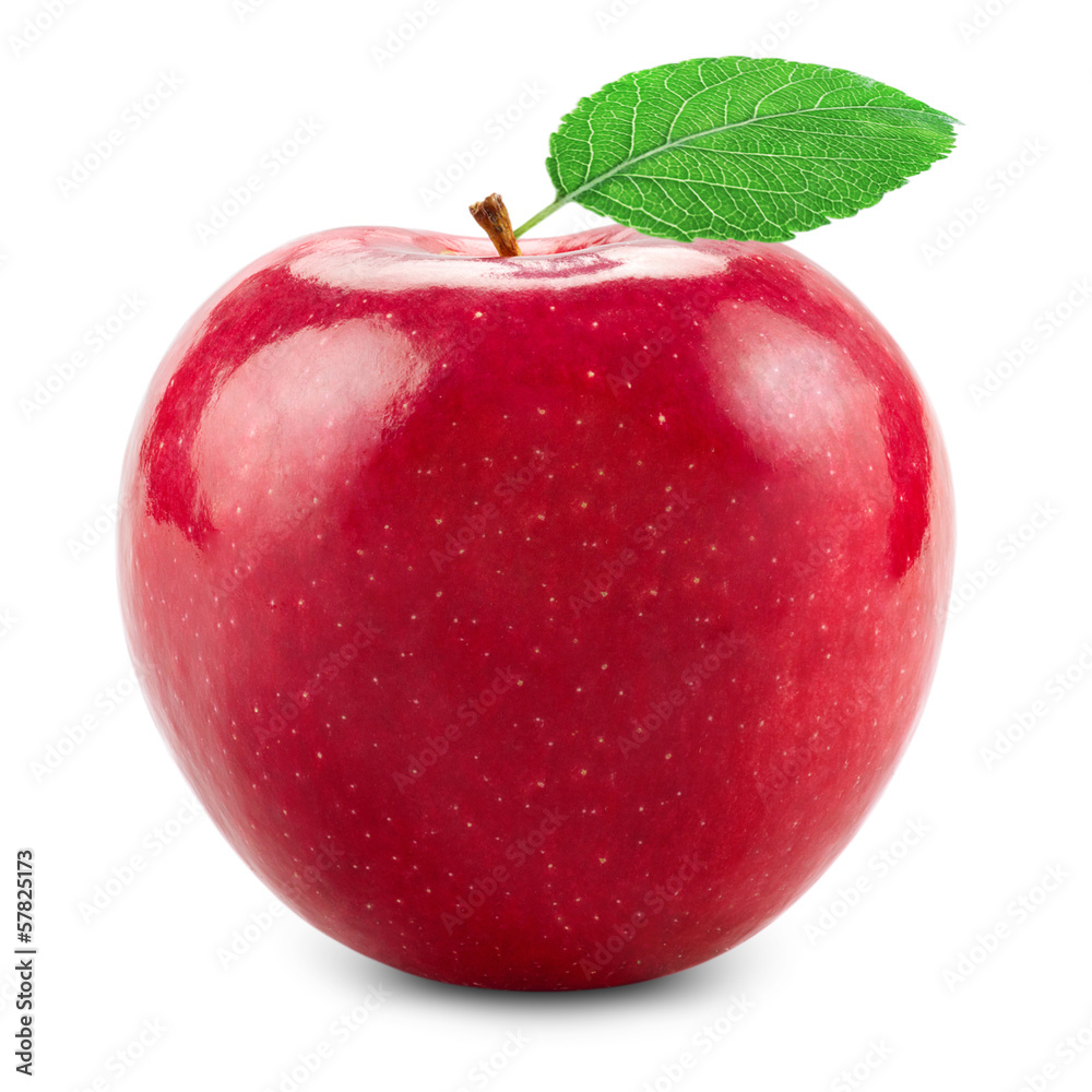 新鲜红苹果