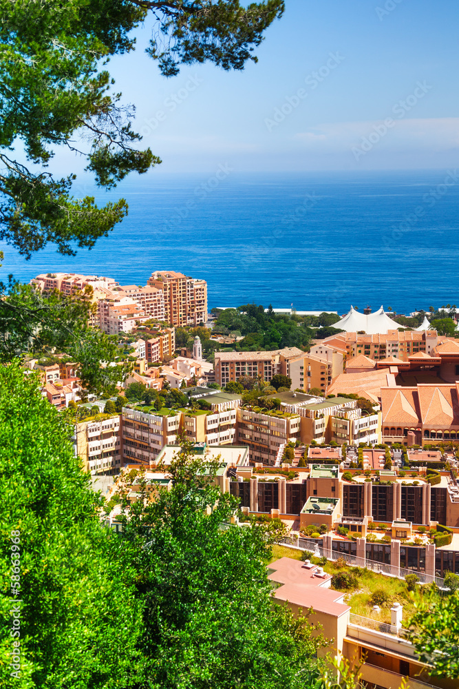 Residential  area of Monaco