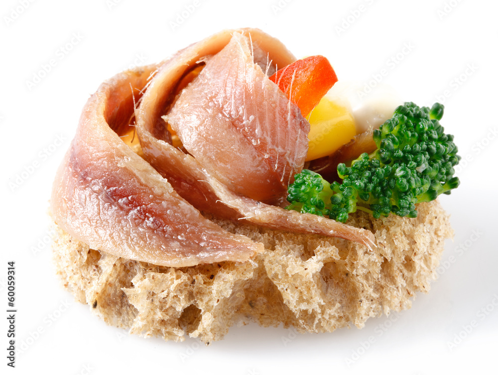 Anchovy with vegetables