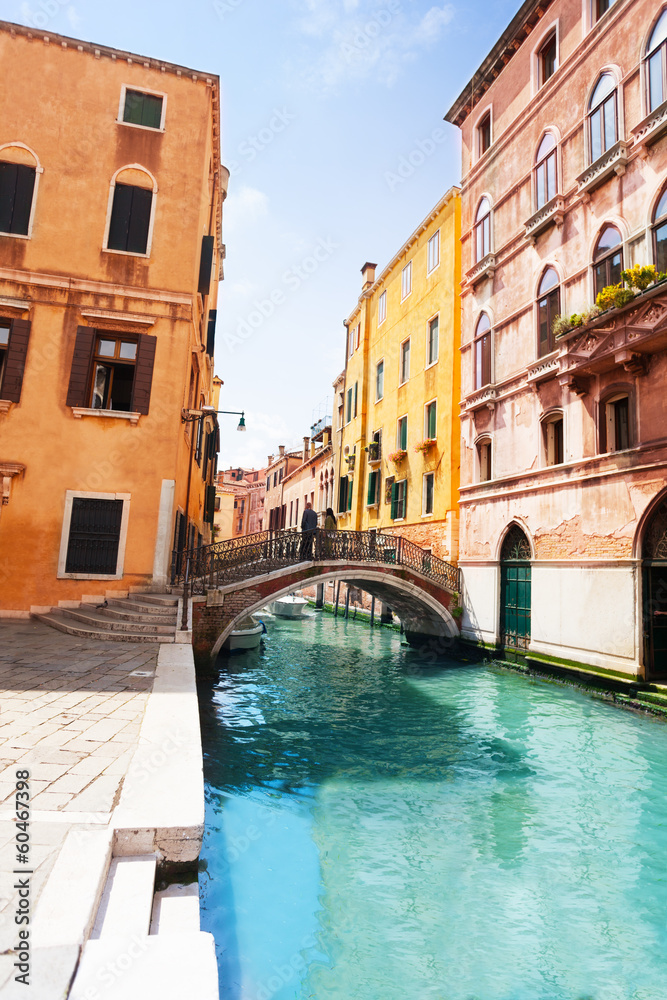 威尼斯街道和桥梁