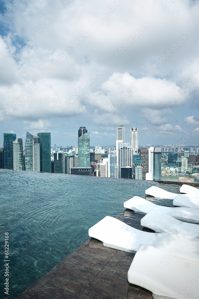 新加坡滨海湾金沙无限泳池