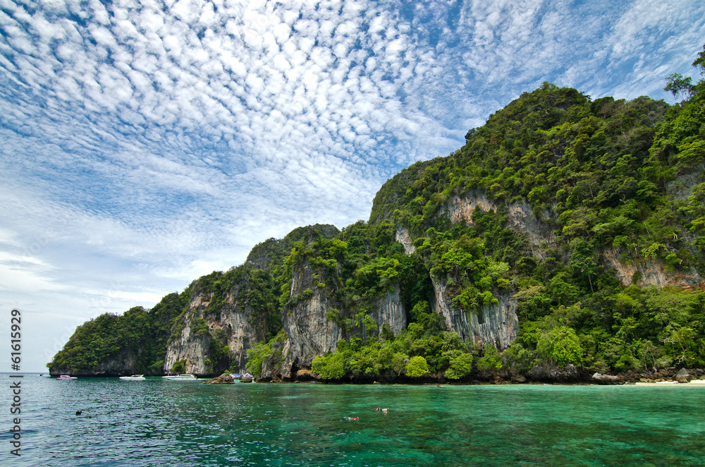 泰国海滩和热带海洋